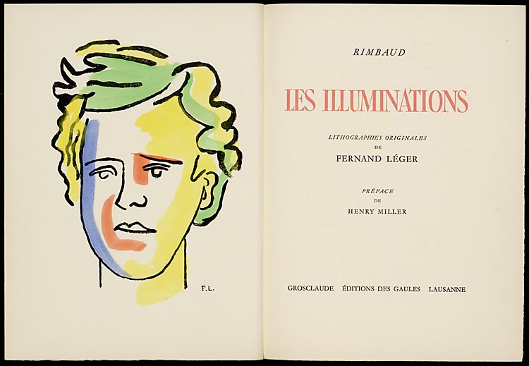 Le piège des gouaches extraites des “Illuminations” de Rimbaud